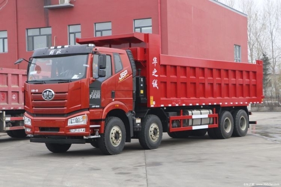 Tanque de carga de 8m Faw Jiefang J6P caminhão pesado 500 HP 8X4 caminhão de descarga com motor Sitchai