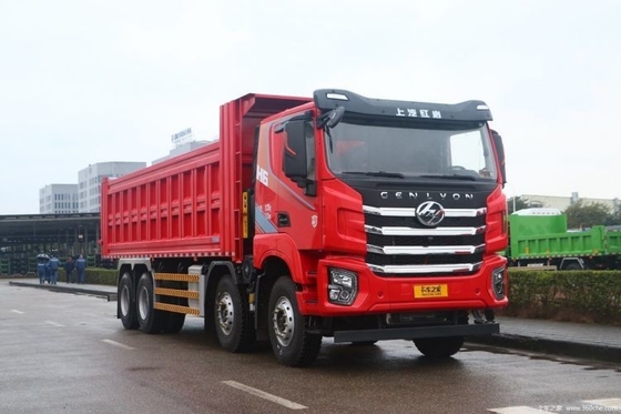 Caminhões Saic Hongyan Jieshi H6 8X4 de segunda mão com padrão de emissões Euro 5 de 560 HP