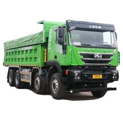 Hot segunda mão 0 Km Saic Hongyan Jieshi C6 460hp 8X4 6.7m AMT Automático Dump Truck