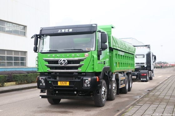 Hot segunda mão 0 Km Saic Hongyan Jieshi C6 460hp 8X4 6.7m AMT Automático Dump Truck