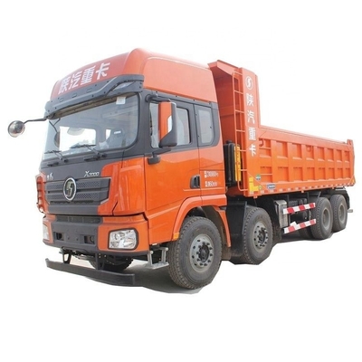 12 Forward Shift Shaanxi Automobile Cummins Delong X3000 385hp 8X4 8 metros camião de lixo