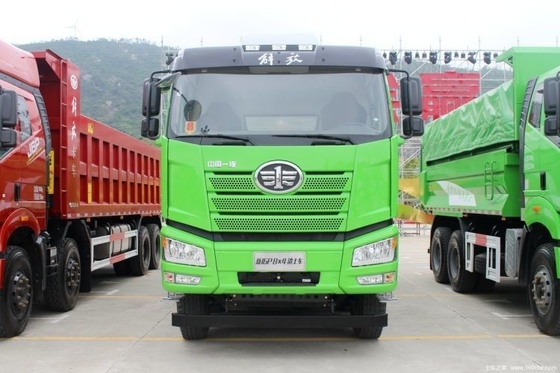 FAW Jiefang J6P camião pesado 420HP 8X4 6,5m camiões de descarga para tanque de combustível capacidade 300-400L