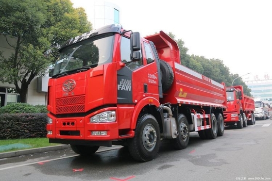 Carros usados chineses Faw Jiefang J6M 280HP 8X4 6.8m camião de descarga com alta potência