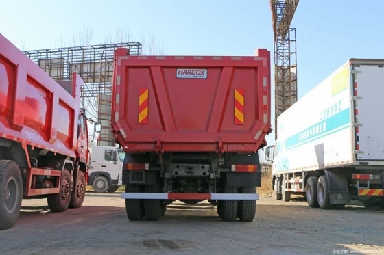 Mudança de marcha atrás Número 2 Sinotruk profissional Haohan J7B 340 HP 8X4 7,6 m camião de lixo