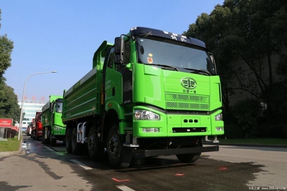 Exportado em segunda mão Faw Jiefang J6P 8X4 350HP camião de descarga com emissões EURO 2/3/4/5/6