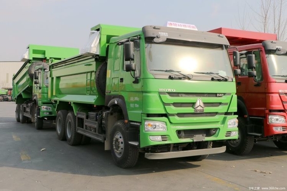 HOWO camião pesado 340 HP 6X4 6 M camião de descarga com suspensão pneumática e sistema multimídia