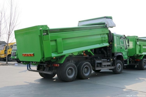 HOWO camião pesado 340 HP 6X4 6 M camião de descarga com suspensão pneumática e sistema multimídia