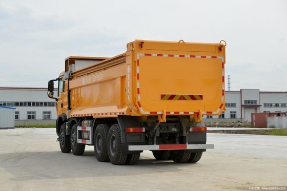 Hot Boutique Sinotruk HOWO TX 350hp 8X4 6.2m Dump Truck com ESC e sistema multimídia