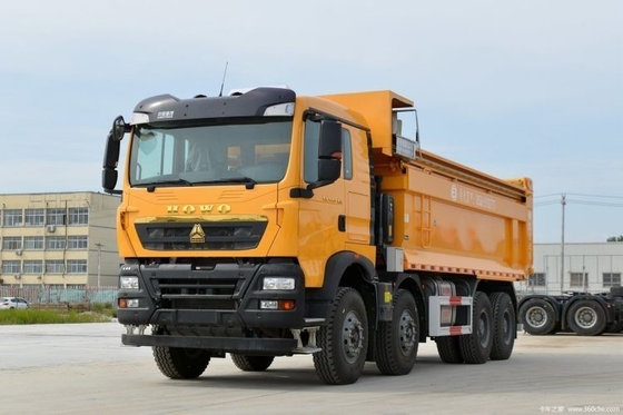 Hot Boutique Sinotruk HOWO TX 350hp 8X4 6.2m Dump Truck com ESC e sistema multimídia