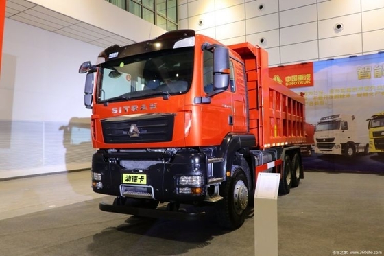 Usado Boutique Shandeka SITRAK G7H 400HP 6X4 8.3m camião de descarga com controle de velocidade ACC