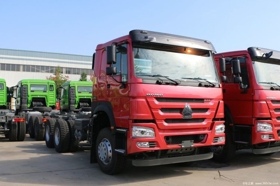Caminhão pesado nacional HOWO 6X4 6.8m Caminhão de descarga com desempenho e 380 cv