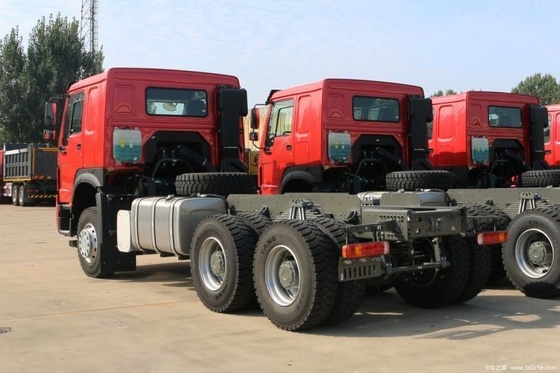 Caminhão pesado nacional HOWO 6X4 6.8m Caminhão de descarga com desempenho e 380 cv