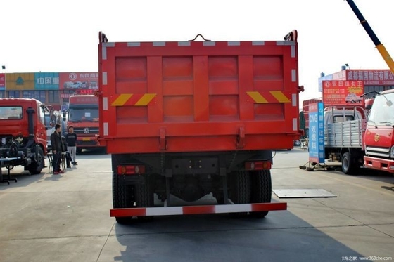 2010 Dongfeng caminhão comercial 280HP 8X4 7,6m camião de descarga com suspensão aérea do assento do condutor