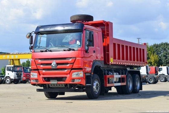 Caminhão pesado nacional usado HOWOV7 Caminhão de descarga com 0 km e ar condicionado automático