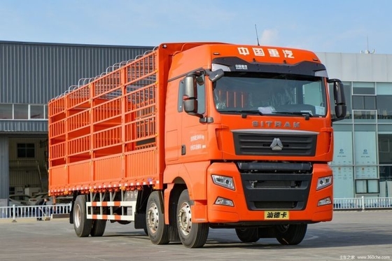 Sinotruk de segunda mão SITRAK G7 330hp 6X2 8,6m Caminhão tipo grade Caminhão de vedação