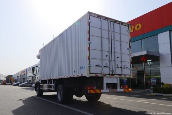 EURO 5 10 Número de mudança para a frente Sinotruk HOWO T5G 280hp 4X2 7,92m Van Truck Fence Truck