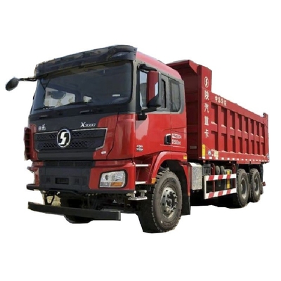 Baixa venda Usado 0 Km Shacman Delong X3000 336 HP 6X4 5.6m Muck Dump Truck para 2 passageiros