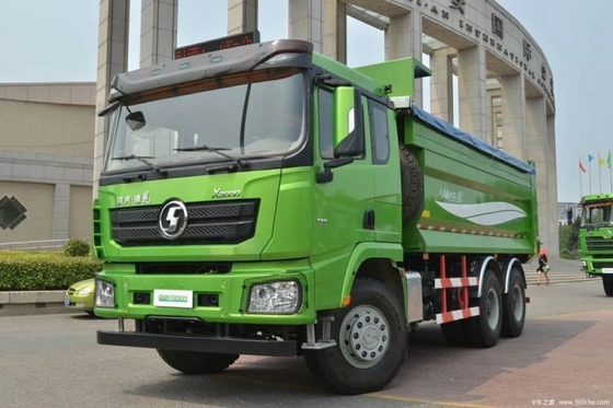 Baixa venda Usado 0 Km Shacman Delong X3000 336 HP 6X4 5.6m Muck Dump Truck para 2 passageiros