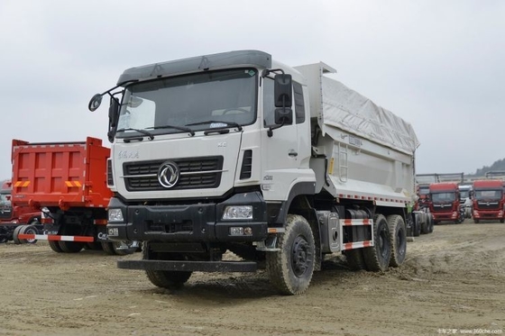 Caminhão pesado Tianlong KC usado 350HP 6X4 5.4m Caminhão de descarga com sistema multimídia e ABS