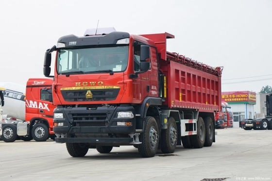 Automóveis usados Sinotruk HOWO TX 430hp 8X4 6.8m camiões de lixo com ESC