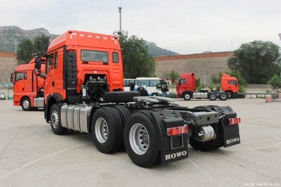 Velocidade máxima 110KM h Utilizado HOWO TX 430 HP 6X4 caminhão tractor com capacidade do motor 8L