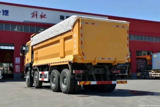 Boutique Sinotruk de segunda mão SITRAK G7W 400hp 8X4 6.8m camiões de lixo com 6.2-8m tanque de carga