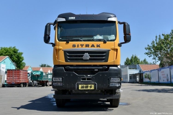Boutique Sinotruk de segunda mão SITRAK G7W 400hp 8X4 6.8m camiões de lixo com 6.2-8m tanque de carga