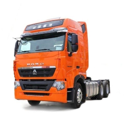 Caminhão pesado HOWO-T7H usado com 400 cavalos e transmissão manual