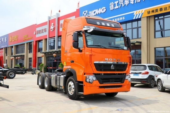 Caminhão pesado HOWO-T7H usado com 400 cavalos e transmissão manual