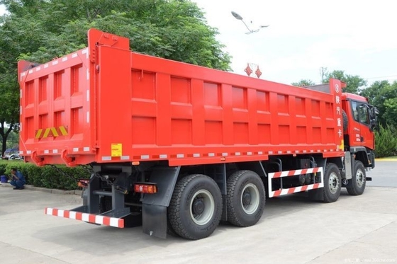 Ar condicionado automático Shacman Delon X3000 550hp 8X4 8,8m camiões de descarga para tarefa pesada