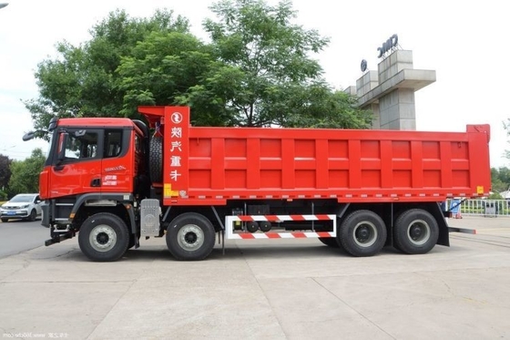 Ar condicionado automático Shacman Delon X3000 550hp 8X4 8,8m camiões de descarga para tarefa pesada