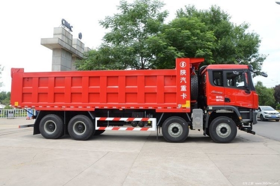 Ar condicionado automático Shacman Delon X3000 550hp 8X4 8,8m camiões de descarga para tarefa pesada