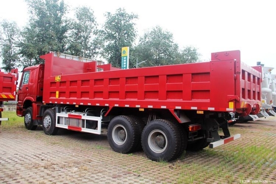 Sinotruk HOWO Caminhão pesado 380 HP 8X4 7,8m Caminhões de descarga com assento do condutor de suspensão pneumática