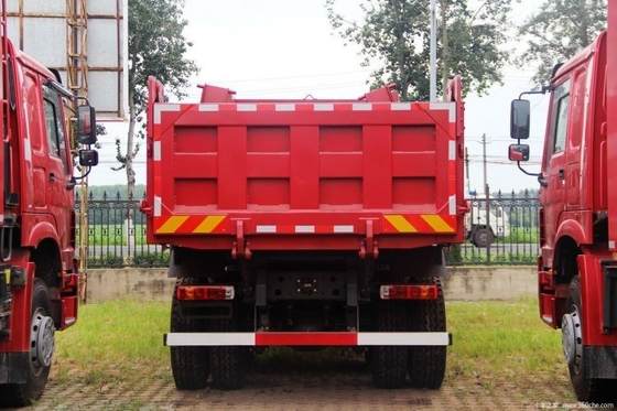 Sinotruk HOWO Caminhão pesado 380 HP 8X4 7,8m Caminhões de descarga com assento do condutor de suspensão pneumática