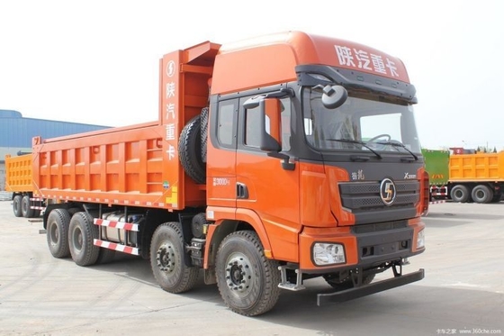 Shacman Cummins Delon X3000 385hp 8X4 camiões de descarga com tanque de carga comprimento de 6,2-8m