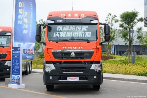 430 HP 6X4 cabeça de caminhão usado HOWO TX Trator de caminhão pesado com grande capacidade do tanque de combustível
