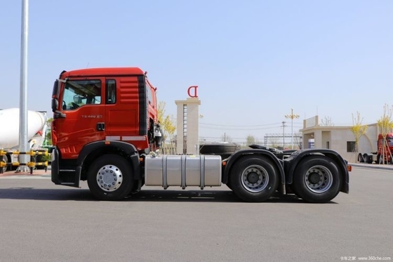 430 HP 6X4 cabeça de caminhão usado HOWO TX Trator de caminhão pesado com grande capacidade do tanque de combustível