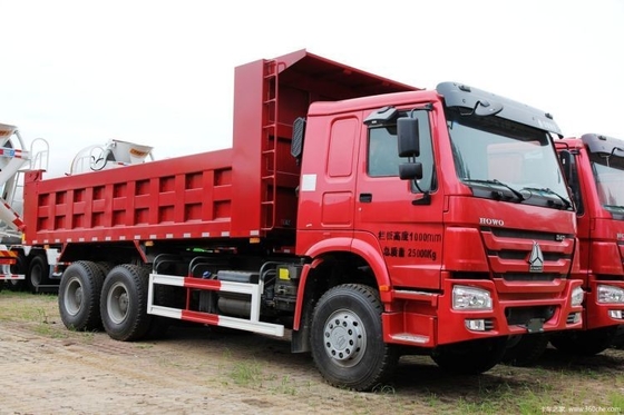 340 HP 6X4 5,6m Sinotruk HOWO camião pesado camião de descarga para 10-15T GVW janela automática