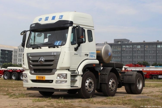Ecrã de toque 380hp HOWO Hohan J7B Caminhão pesado 6X4 Tractor Head Caminhão com motor