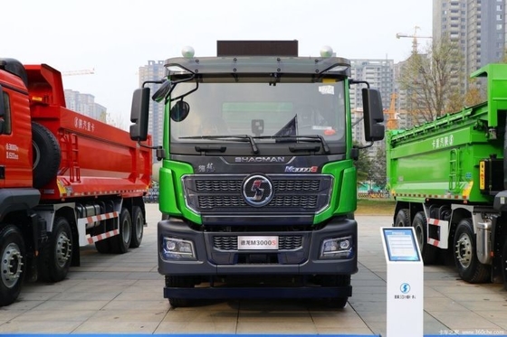 Hot Boutique Usados Carros Shacman Delong M3000S Highway Padrão 400 HP 8X4 7.6m Dump Trucks