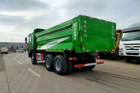 Sinotruk Haohan J5G 340hp 6X4 5.6m camiões de lixo com ESC Sim e 12 número de mudança para a frente