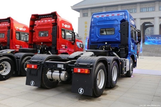 6x4 Drive Wheel Shacman Delong X5000 460 HP Tractor Head com caixa de engrenagens FAST