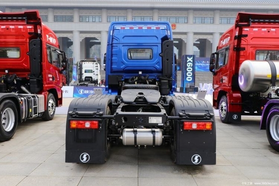6x4 Drive Wheel Shacman Delong X5000 460 HP Tractor Head com caixa de engrenagens FAST