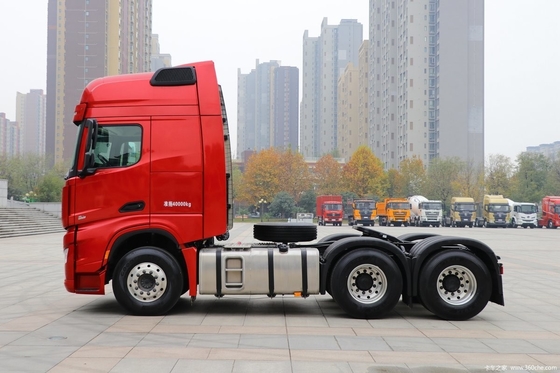 Shaanxi Auto X6000 560HP 6X4 cabeça automática de caminhão de tração com capacidade de tanque de combustível ≥ 600L