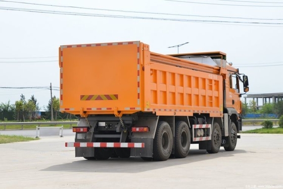 Shacman Delon M3000S 400 HP 8X4 6.8m camiões de lixo 12 sistema multimídia de mudança para a frente