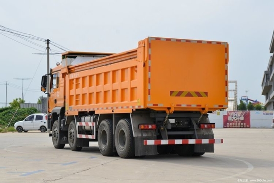Shacman Delon M3000S 400 HP 8X4 6.8m camiões de lixo 12 sistema multimídia de mudança para a frente