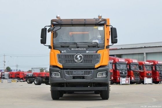 Shacman Delon M3000S 400 HP 8X4 6.8m camiões de lixo 12 sistema multimídia de mudança para a frente