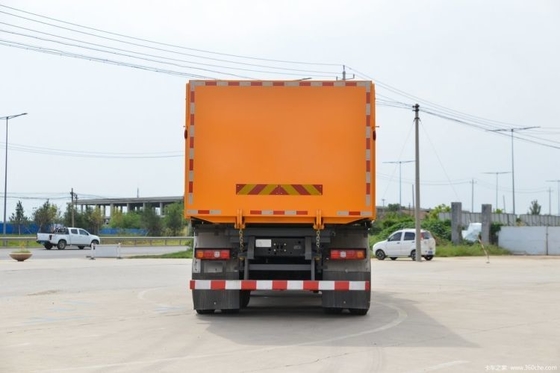 Shacman Delon M3000S 400 HP 8X4 6.8m camiões de lixo 12 sistema multimídia de mudança para a frente