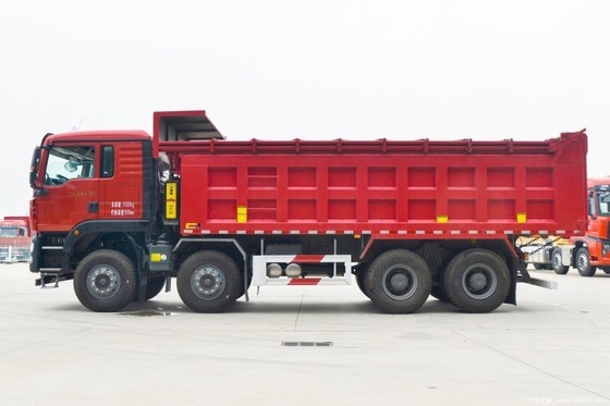 360° câmera traseira exportando Sinotruk HOWO TX caminhão pesado 430 HP 8X4 6.8m camiões de lixo