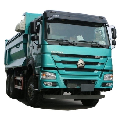 6X4 5.4m camiões de lixo HOWO 380 HP camião pesado sino 0 Km segunda mão com 1200R20 pneus